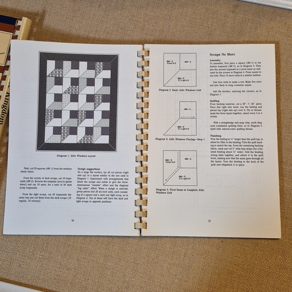 2 vintage quilting books: "Award-Winning Scrap Quilts" & "The Pieceable Kingdom" - Picture 6 of 11